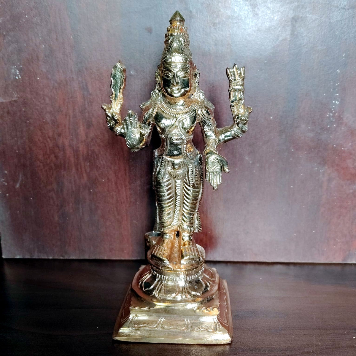 Brass Shivling with Nandi (Set of 2)