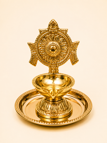Decorative Brass Lamp