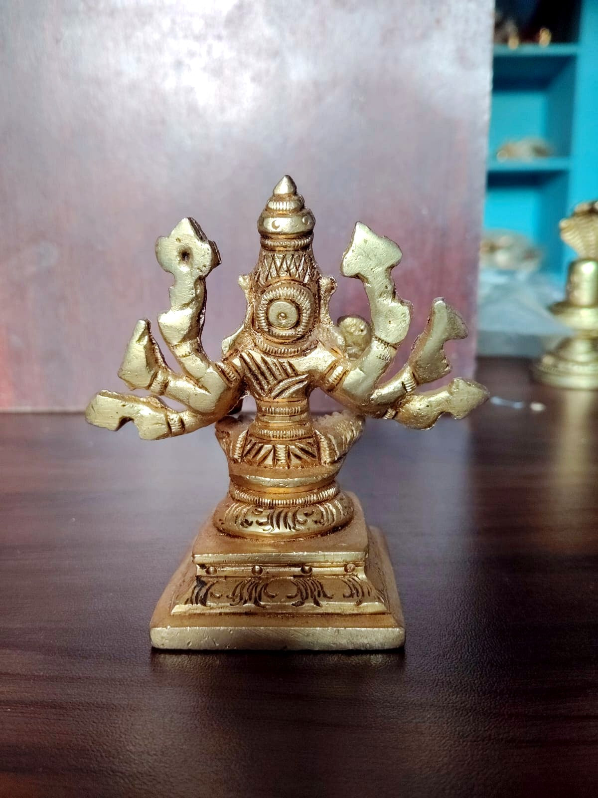 Brass Varaha Bhagwan Idol (Polished Finish)